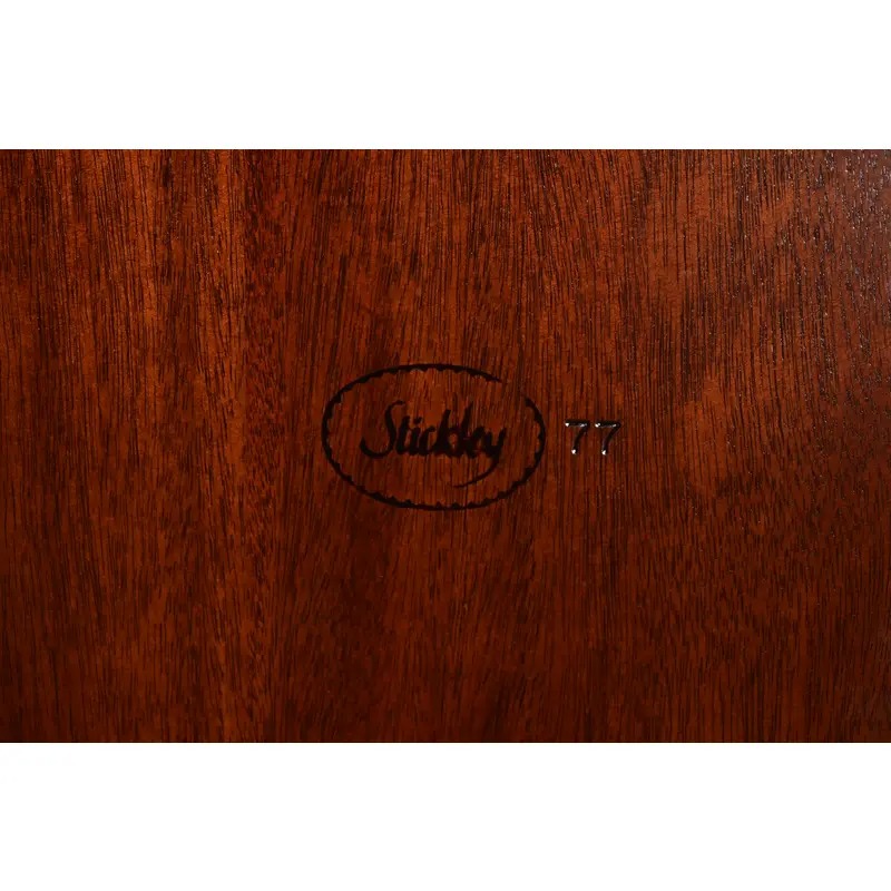 Stickley Georgian Mahogany Double Pedestal Extension Dining Table, Newly Refinished - Image 13