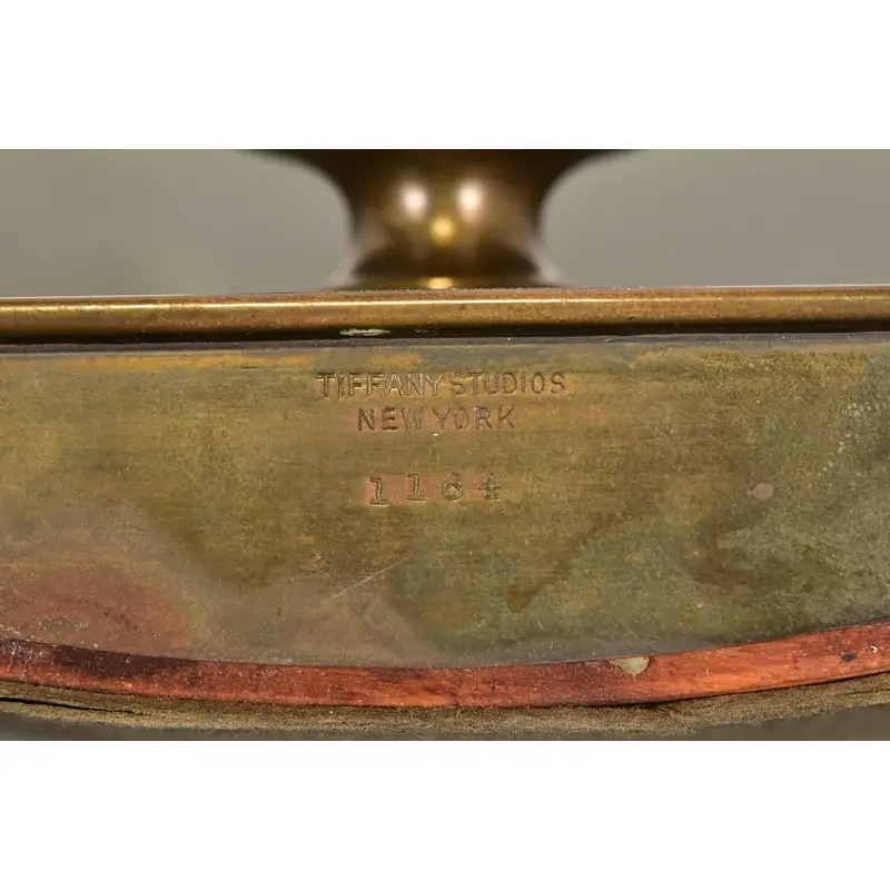 Tiffany Studios New York Bronze and Abalone Rocker Blotter - Image 9