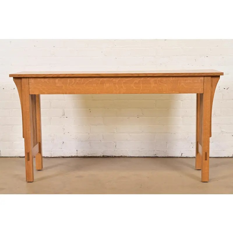 Stickley Mission Oak Arts & Crafts Buffet Server or Console Table - Image 12
