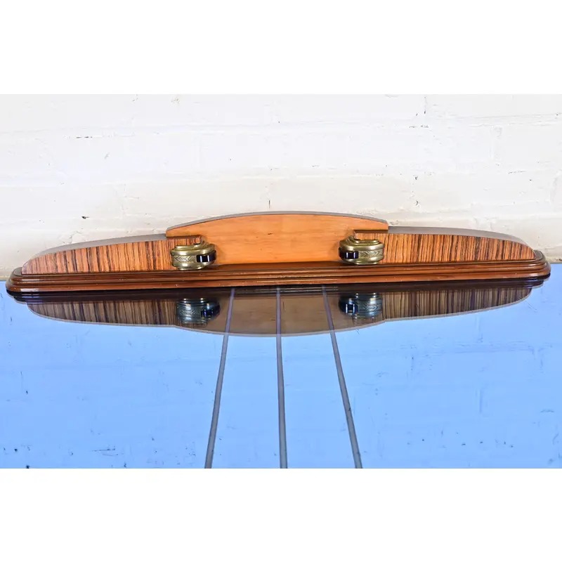 Leo Jiranek for Grand Rapids Furniture Art Deco Walnut and Burl Wood Dreasser, 1930s - Image 13