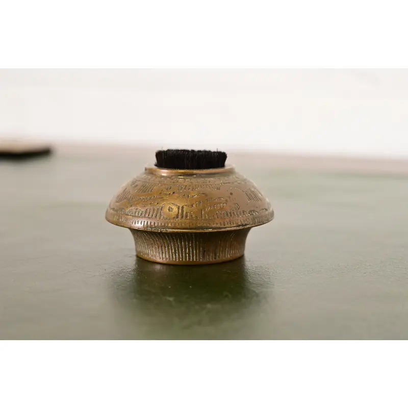 Marshall Field & Co. Antique Viking Bronze Pen Brush, Circa 1910 - Image 3