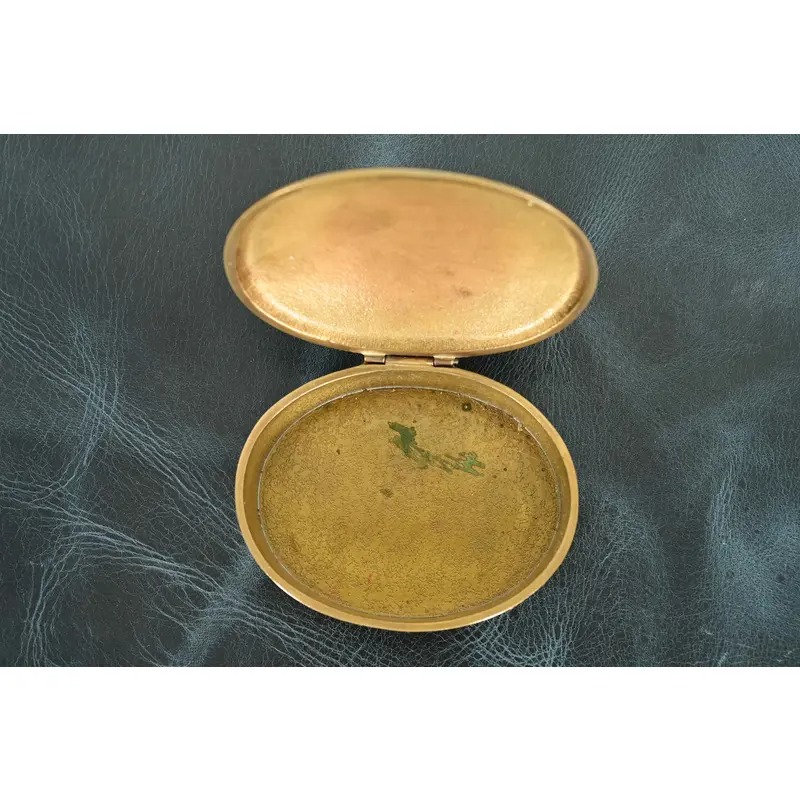 Tiffany Studios New York Adam Pattern Bronze Doré Desk Box or Jewelry Box - Image 4