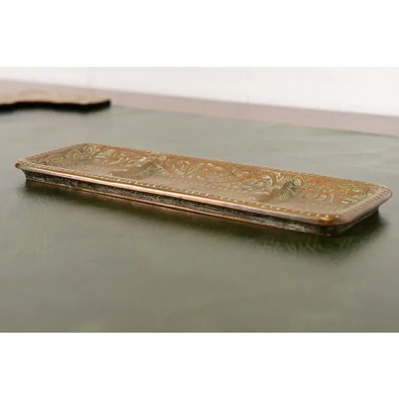 Marshall Field & Co. Antique Viking Bronze Pen Tray, Circa 1910 - Image 5