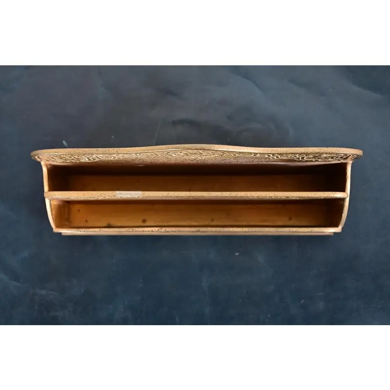 Tiffany Studios New York Zodiac Pattern Bronze Doré Letter Rack - Image 5