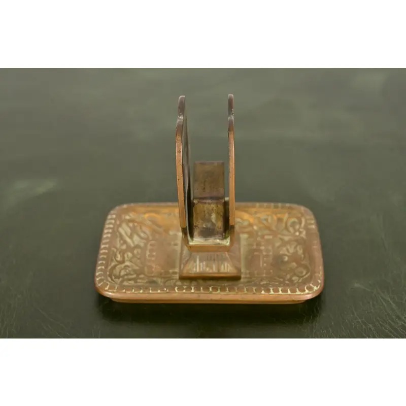 Marshall Field & Co. Antique Viking Bronze Match Box Holder, Circa 1910 - Image 6