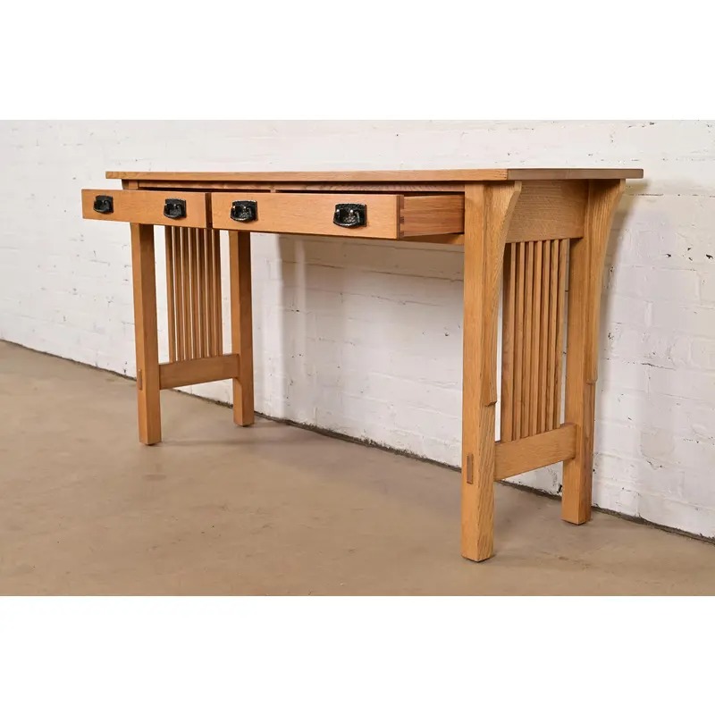 Stickley Mission Oak Arts & Crafts Buffet Server or Console Table - Image 6