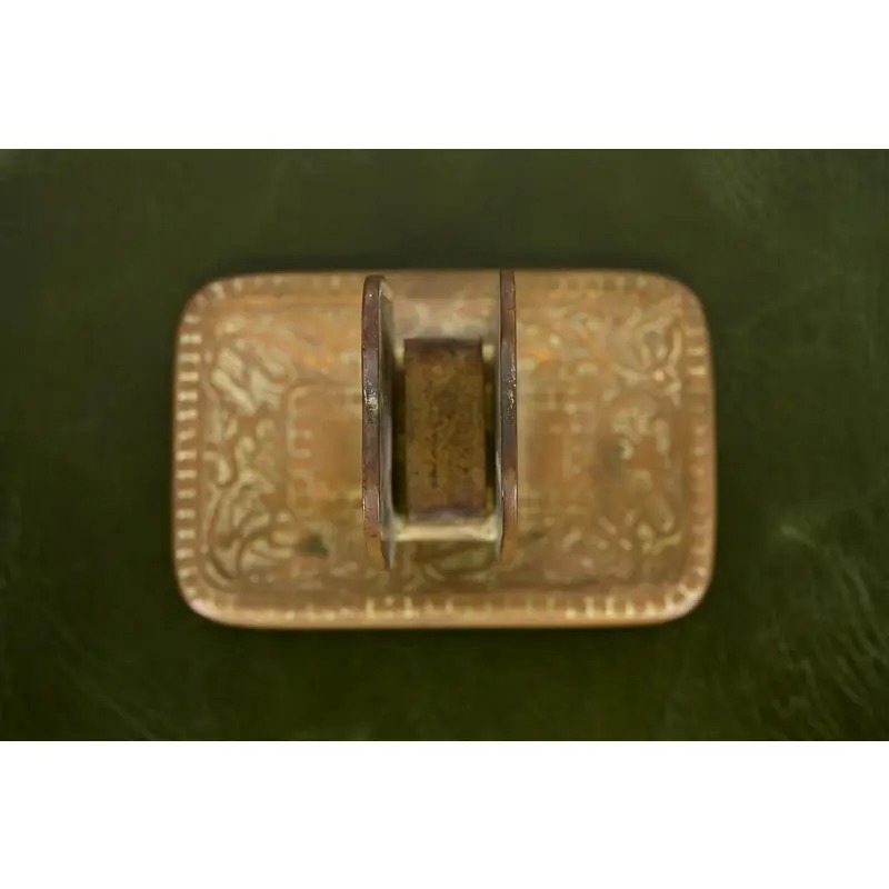 Marshall Field & Co. Antique Viking Bronze Match Box Holder, Circa 1910 - Image 7
