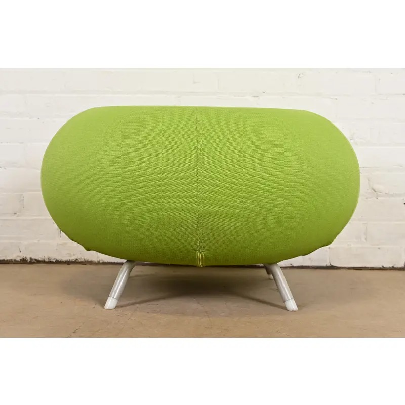 Modern Pebble Scalloped Stool or Ottoman by Allermuir - Image 7