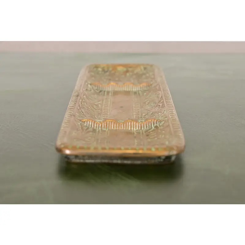 Marshall Field & Co. Antique Viking Bronze Pen Tray, Circa 1910 - Image 8