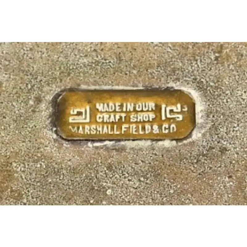 Marshall Field & Co. Antique Viking Bronze Stamp Box, Circa 1910 - Image 8