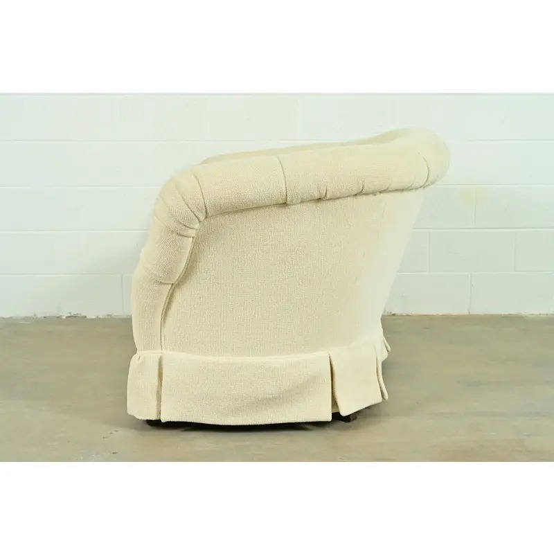 Baker Furniture Mid-Century Hollywood Regency Tufted Sofa or Loveseat, Circa 1960s - Image 10