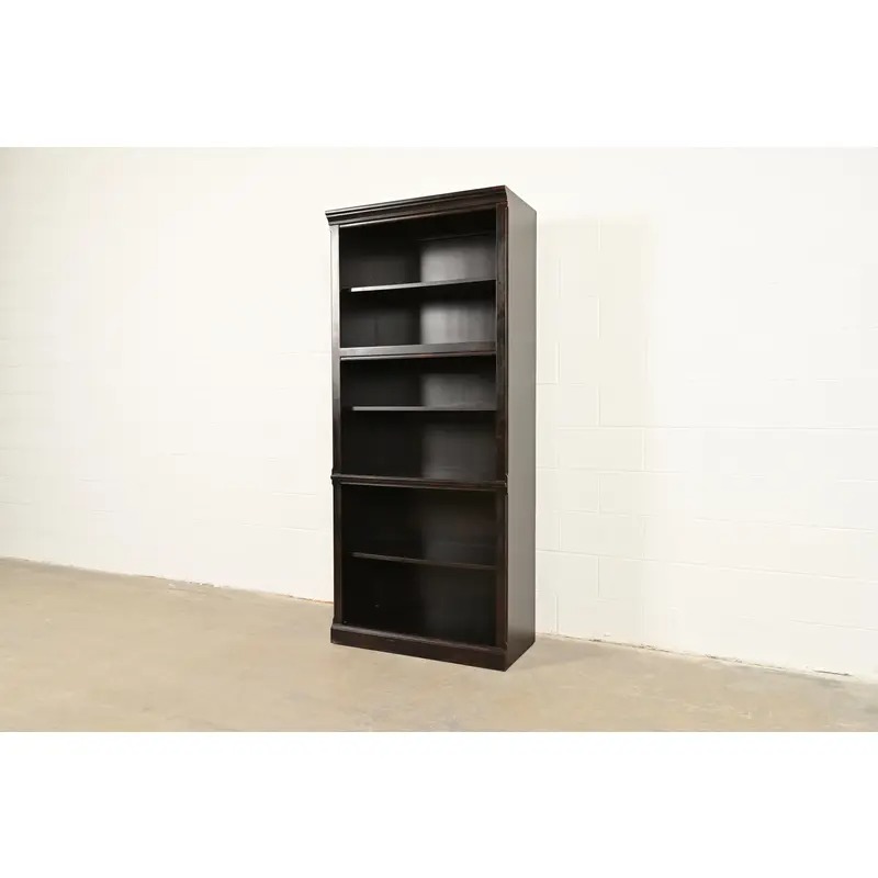 Ethan Allen Arts & Crafts Shaker Dark Cherry Wood Tall Bookcase