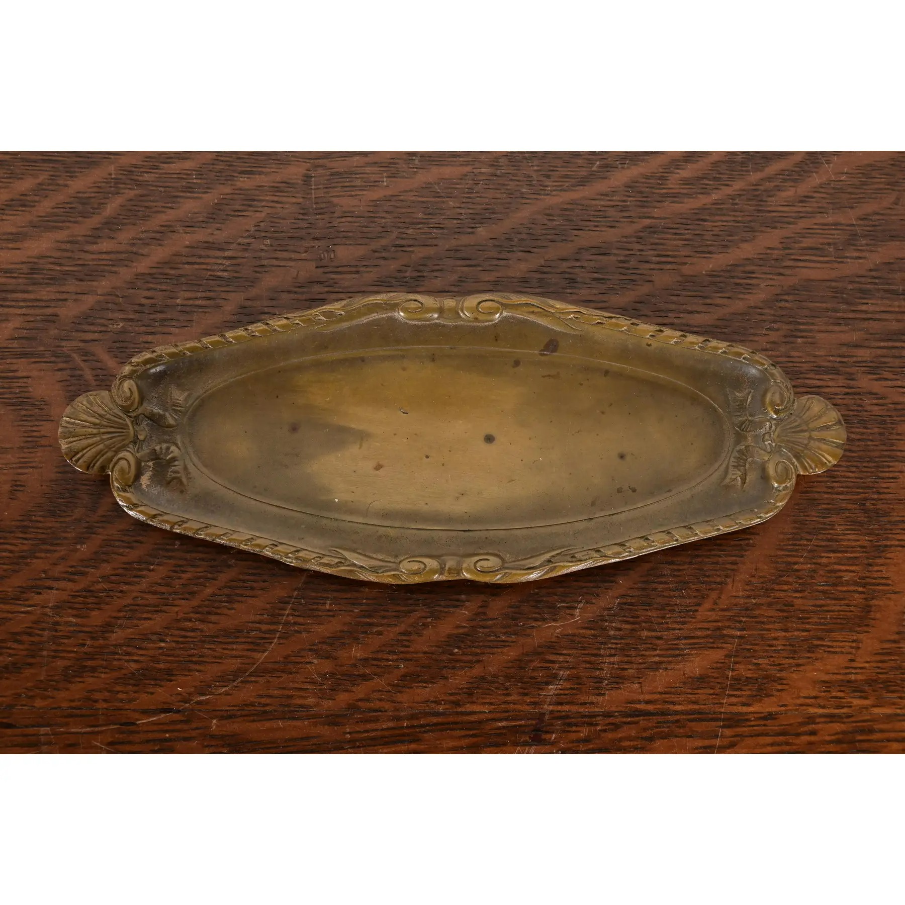 Tiffany Studios New York Bronze Louis XVI Pen Tray