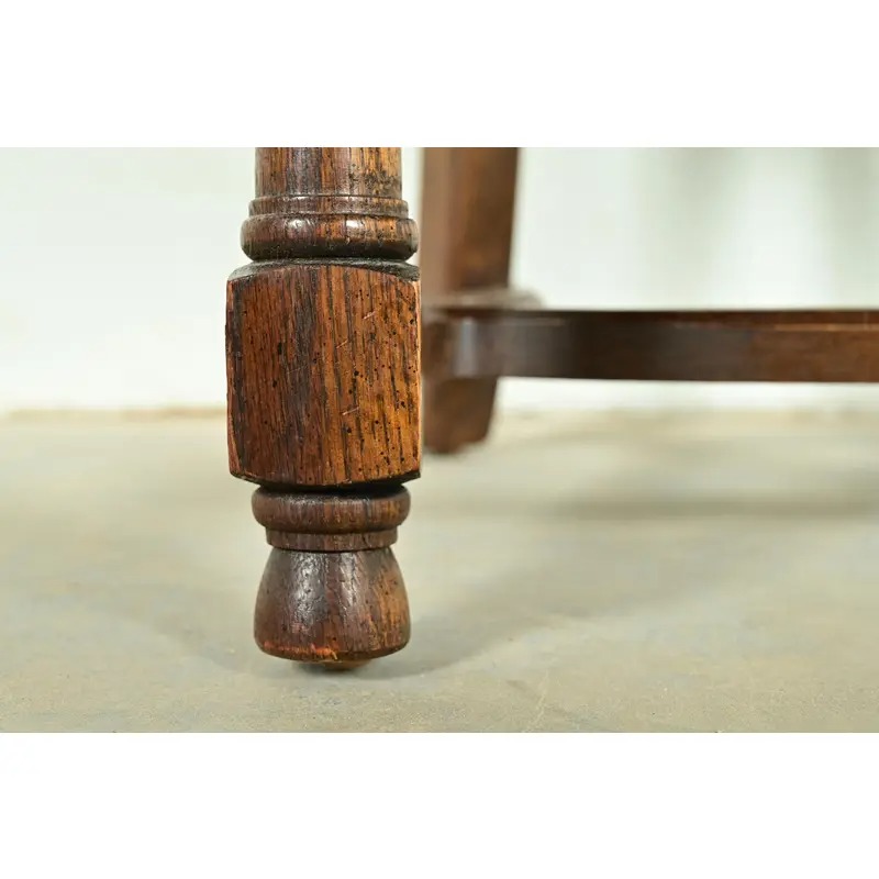 Century Furniture French Country Carved Solid Oak Ladder Back Dining Chairs, Set of Six - Image 8
