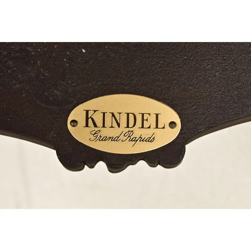 Kindel Furniture Chippendale Carved Mahogany Dining Arm Chairs, Pair - Image 11