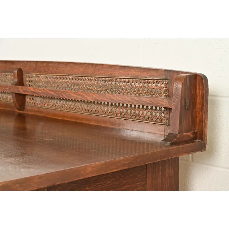 Lifetime Furniture Antique Mission Oak Arts & Crafts Sideboard, Circa 1910 - Image 11