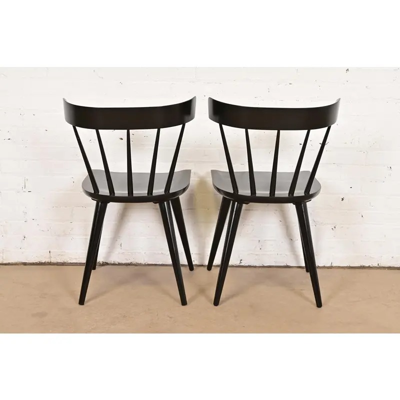 Paul McCobb Planner Group Mid-Century Moderan Spindle Back Dining Chairs, Pair - Image 11