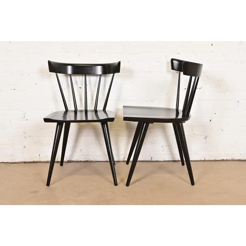 Paul McCobb Planner Group Mid-Century Modern Spindle Back Dining Chairs, Set of Six - Image 11