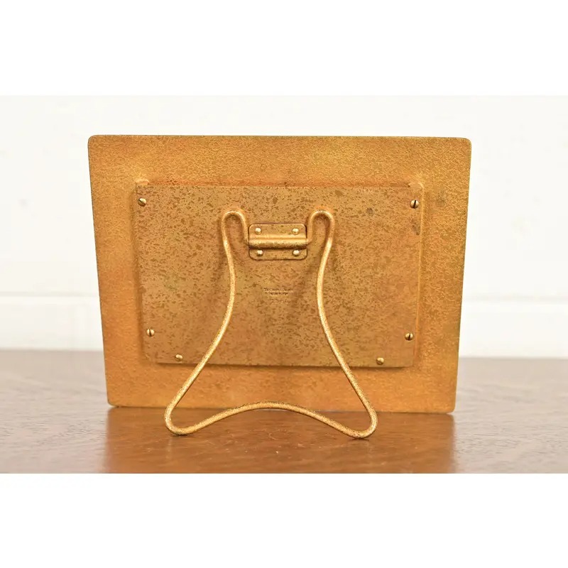 Tiffany Studios New York Chinese Pattern Bronze Doré Desk Calendar Frame or Picture Frame - Image 13