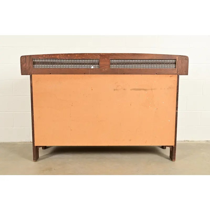 Lifetime Furniture Antique Mission Oak Arts & Crafts Sideboard, Circa 1910 - Image 16