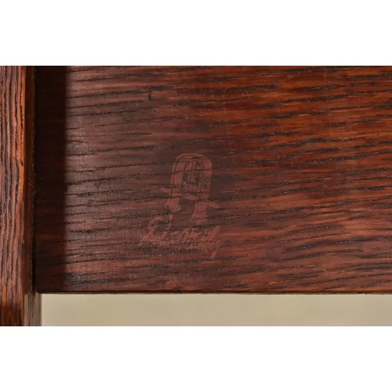 Gustav Stickley Antique Mission Oak Arts & Crafts Ladder Back Dining Chairs, Set of Four - Image 8