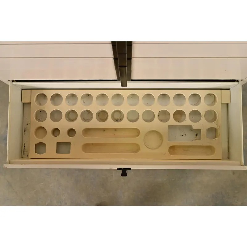 Art Deco 10-Drawer Dental Cabinet by American Cabinet Co., Circa 1930s - Image 9