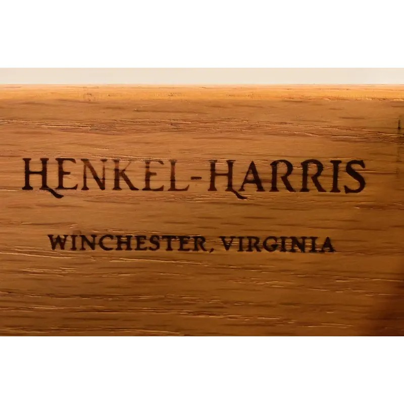 Henkel Harris Federal Inlaid Flame Mahogany Serpentine Front Sideboard Credenza With Brass Gallery - Image 10