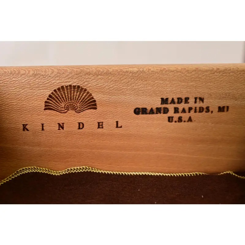 Kindel Furniture Federal Inlaid Flame Mahogany Bow Front Sideboard Credenza - Image 10