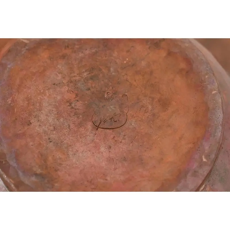 Ramon Ramirez Arts & Crafts Hammered Copper Vase - Image 10