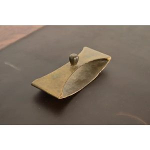 Roycroft Arts & Crafts Brass Finished Hammered Copper Rocker Blotter