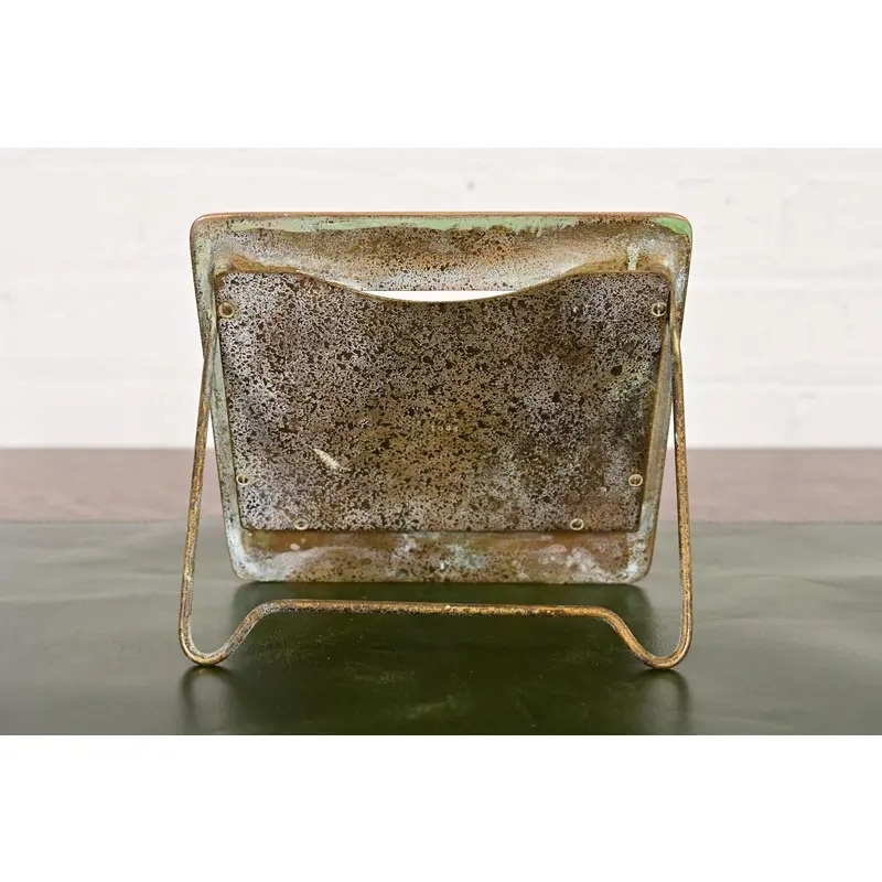 Tiffany Studios New York Zodiac Bronze Doré Desk Calendar Holder or Picture Frame - Image 11