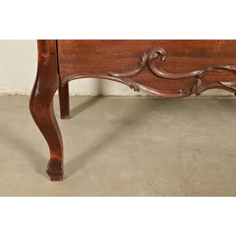 Antique Victorian Carved Mahogany Bookcase or Bar Cabinet, Circa 1890s - Image 12