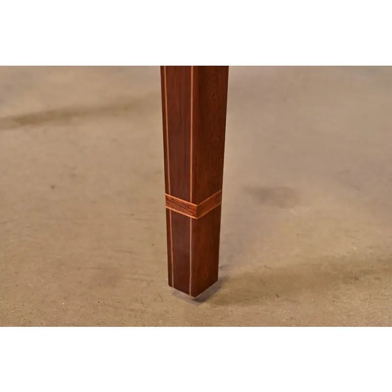 Kindel Furniture Federal Inlaid Flame Mahogany Bow Front Sideboard Credenza - Image 12