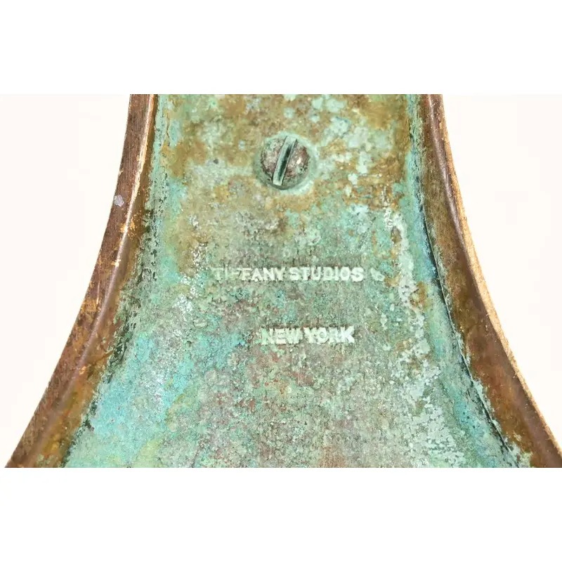 Tiffany Studios New York Bronze Candlestick, Circa 1910 - Image 12