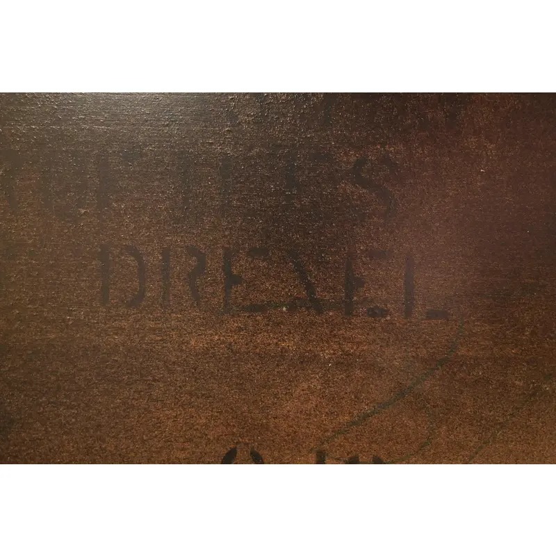 Drexel Heritage Modern Art Deco Walnut and Black Lacquered Double Pedestal Extension Dining Table, Newly Refinished - Image 13