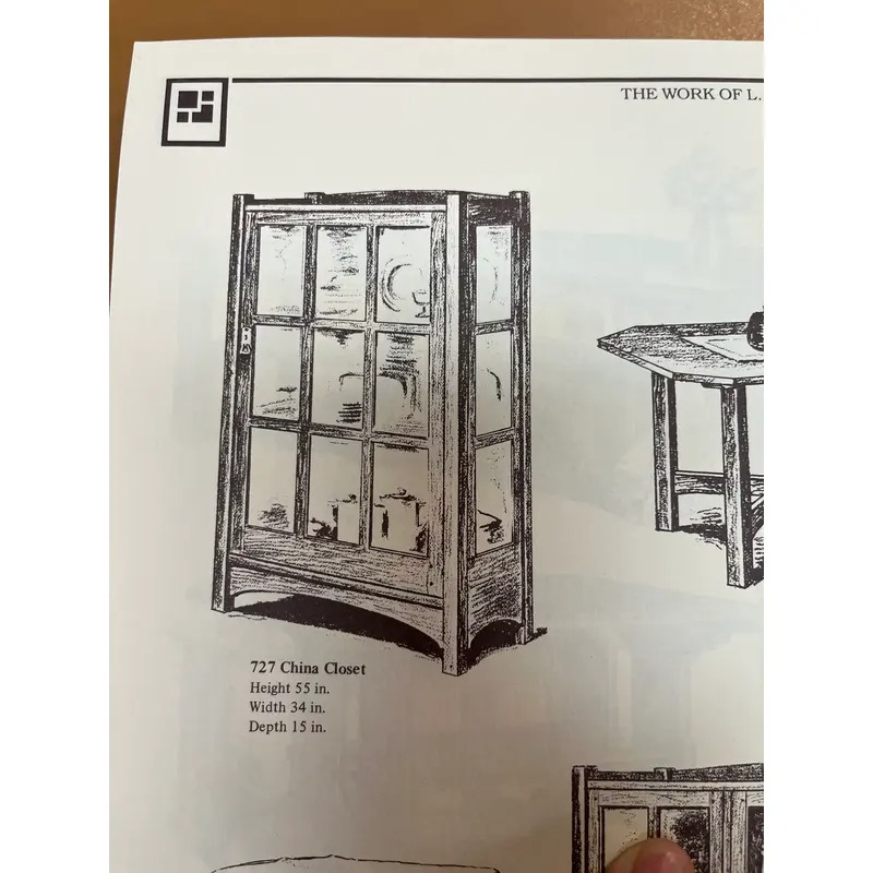 L. & J. G. Stickley Antique Mission Oak Arts and Crafts Bookcase Cabinet, Circa 1910 - Image 13