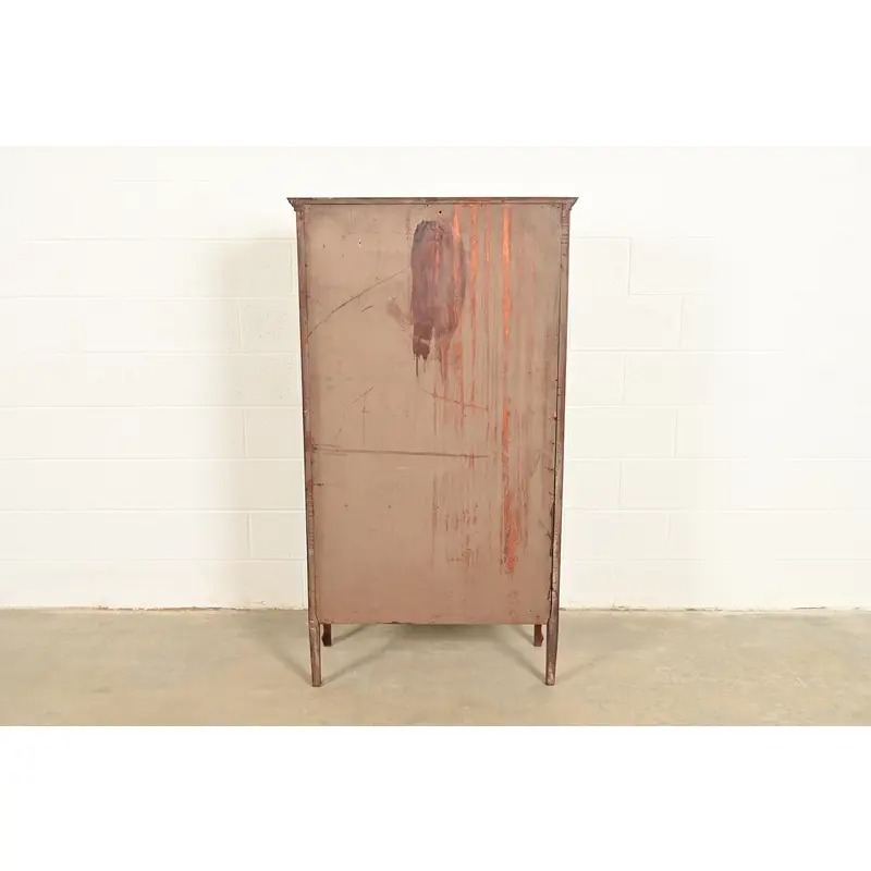 Antique Victorian Carved Mahogany Bookcase or Bar Cabinet, Circa 1890s - Image 15