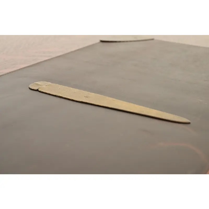 Roycroft Arts & Crafts Brass Finished Hammered Copper Letter Opener, Circa 1920s - Image 3