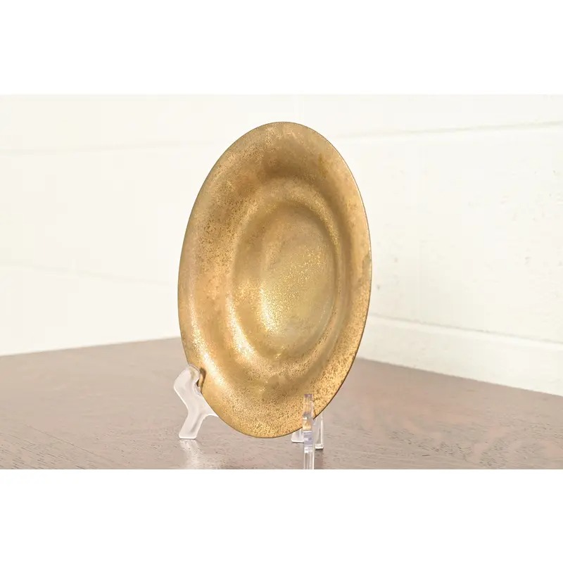 Tiffany Studios New York Bronze Doré Plate or Shallow Bowl - Image 11