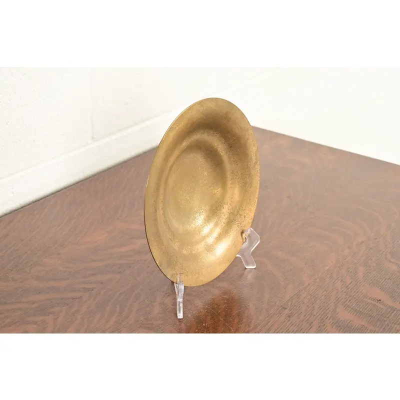 Tiffany Studios New York Bronze Doré Plate or Shallow Bowl - Image 10