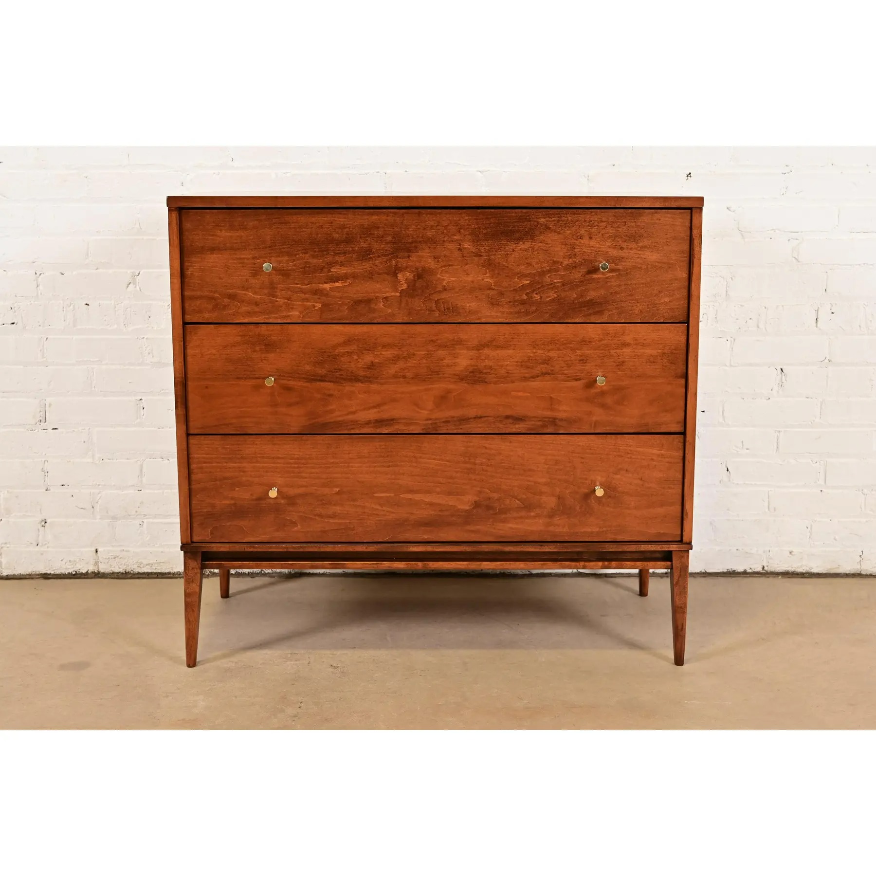 Paul McCobb Planner Group Solid Birch Dresser or Chest of Drawers, Newly Refinished - Image 2