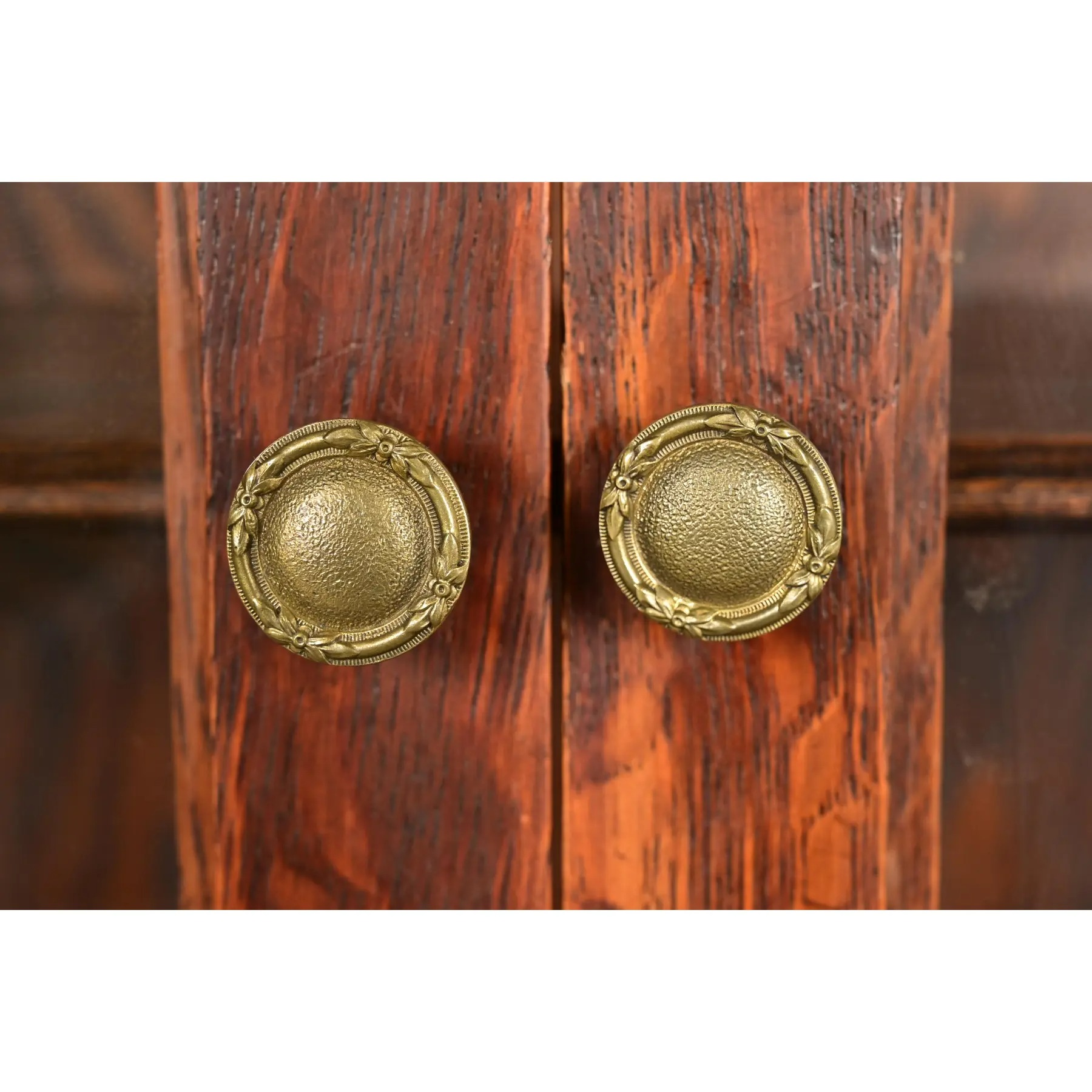 Stickley Brothers Style Antique Mission Oak Arts & Crafts Secretary Desk With Bookcase Hutch, Circa 1910 - Image 5