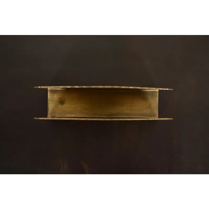 Roycroft Arts & Crafts Brass Finished Hammered Copper Letter Rack - Image 5