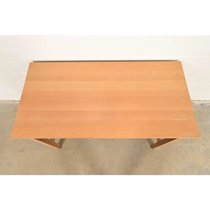 Stickley Mission Oak Arts & Crafts Spindle Writing Desk or Library Table - Image 5