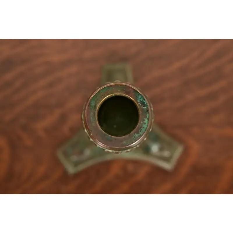 Tiffany Studios New York Bronze Candlestick, Circa 1910 - Image 5