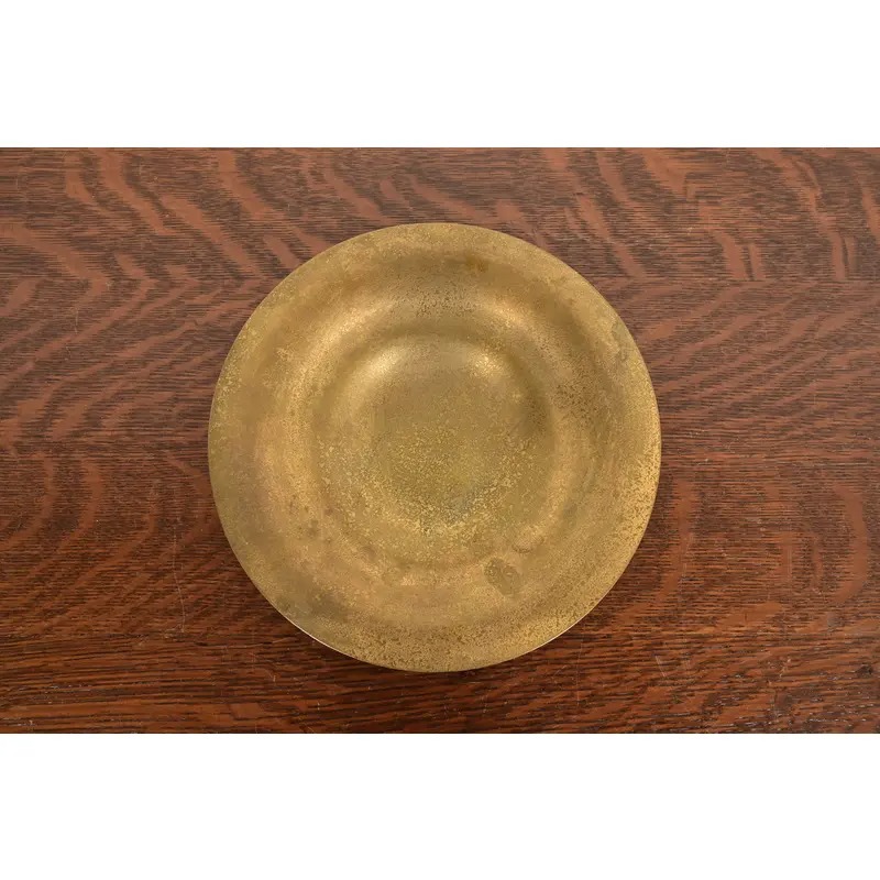 Tiffany Studios New York Bronze Doré Plate or Shallow Bowl - Image 9