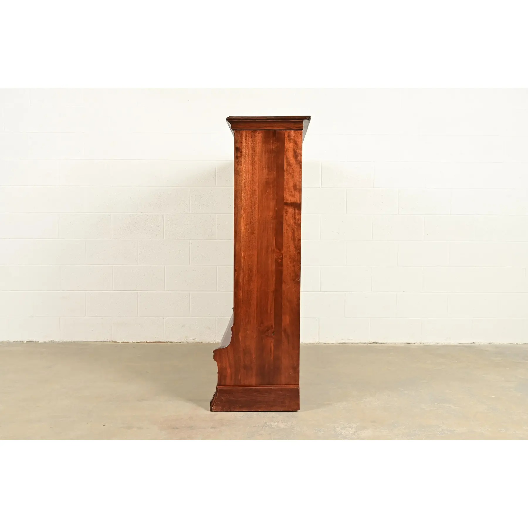 Herter Brothers Style Antique Eastlake Victorian Carved Mahogany Bookcase Cabinet, Circa 1880s - Image 12