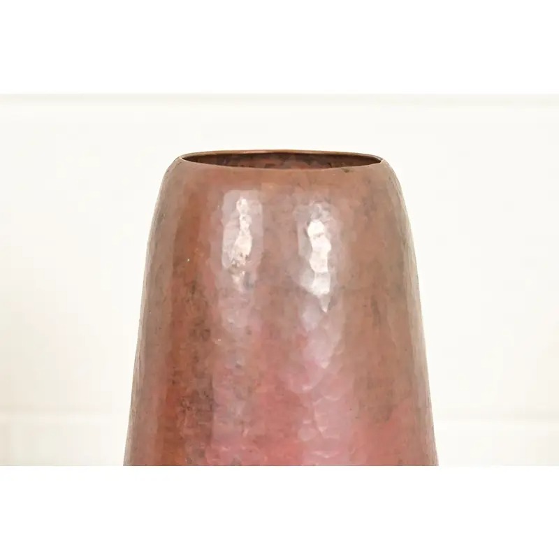 Ramon Ramirez Arts & Crafts Hammered Copper Vase - Image 6