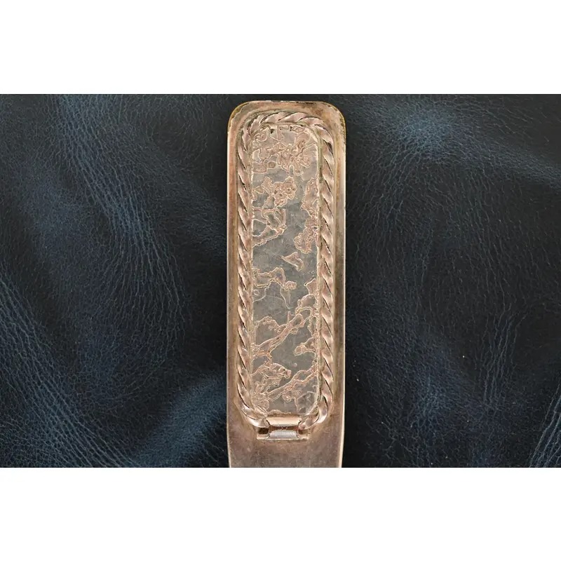 Roycroft Arts & Crafts Silver Finished Hammered Copper Letter Opener - Image 6