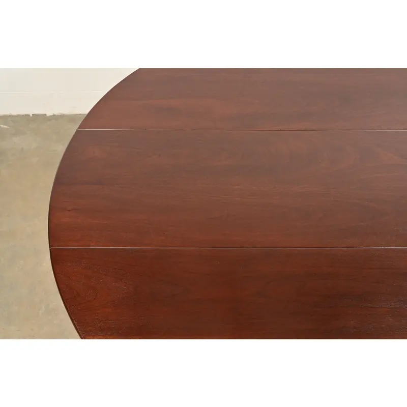Kittinger Georgian Mahogany Gate Leg Drop Leaf Dining Table or Breakfast Table, Newly Refinished - Image 7
